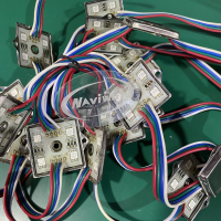 MODULED 4BÓNG 12V 7 MÀU ĐẾ INOX