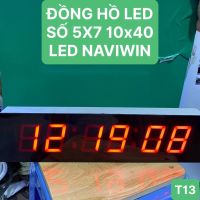 NAVIWIN ĐỒNG HỒ LED SỐ 5X7 10X40 LED 