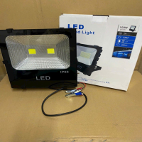 ĐÈN PHA LED 100W VỎ ĐEN 12V