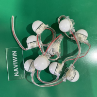 LED BÁT 12V 30MM ĐỤC TRẮNG ẤM