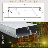 NHÔM VIỀN TÒA NHÀ 50MM