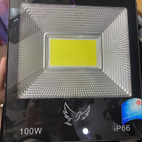 ĐÈN PHA LED 100W VỎ ĐEN CHIN 