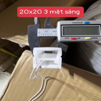 ỐNG SILICON KHÔNG CÁNH SÁNG 3 MẶT 20X20