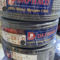 DÂY ĐIỆN ĐÔI DAPHACO 2X1.0 XÁM 